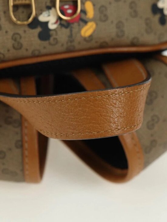 GUCCI Micro GG Supreme Disney Backpack PVC Beige Gold 552884 Auth YKZ1359M main image 5